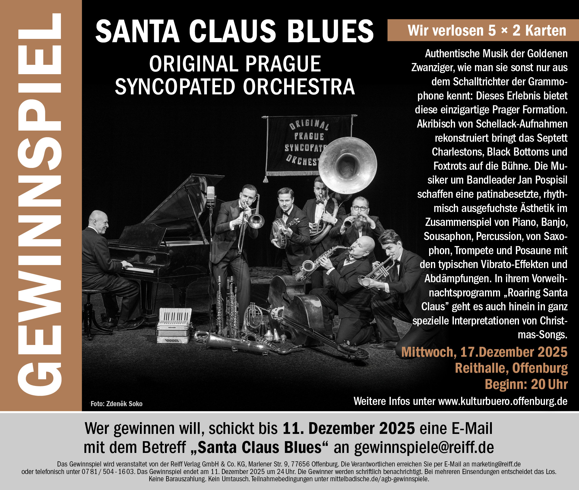 Gewinnspiel Santa Claus Blues Mitmachen unter gewinnspiele@reiff.de